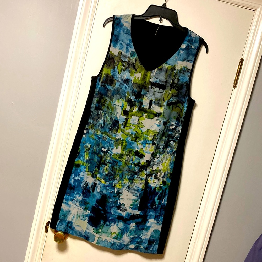 Isda & Co Watercolor Print Dress L